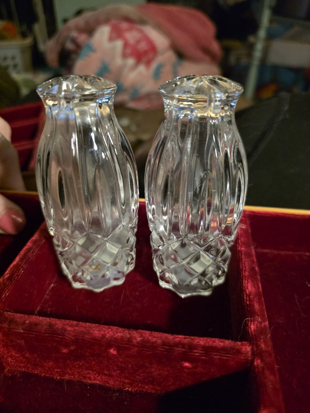 Vintage Lenox Mystic Fine Crystal Shakers Made in Germany W/ Original Stickers